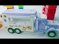 Marble Run Race ☆ HABA Slope & Retro Makita Truck, Garbage Truck Long Version #006