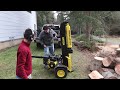 34-Ton Champion Log Splitter - First Use and Review