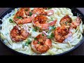 Quick And Easy Creamy Garlic Shrimp Alfredo In Under 30 Minutes! 🍤💫