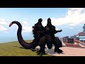 Godzilla Minus One Vs Shin Godzilla ( Shin Godzilla's Revenge ) - Roblox Kaiju Universe