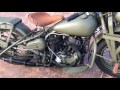 1942 Harley Davidson WLA Start Up Procedures