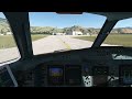 Kamloops Airport CYKA( BC, Canada ) ATR 72-600 cockpit view landing