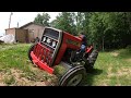 My way out of String Trimming! Massey Ferguson 245 and Sickle Mower