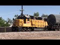Union Pacific 1047 switches cars at Brenntag chemical in Chandler Az