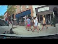 People Watching from dash cam on the Tesla model Y in Saluda, North Carolina