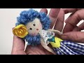 DIY How to make a decorated pen model Bonequinho and Doll from Fuxico