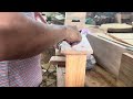 Fast woodworking process, creating large and sturdy wooden tables #2