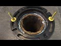 cast iron toilet flange replacement