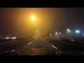 Niagara Falls to Toronto | Foggy Night Drive (Dec 25, 2023)