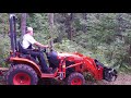 #71 Kubota B2601 Compact Tractor BECO Flail Mower Extreme Mowing!!