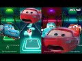 🏎️ Tow Mater vs Dinoco King vs Lightning Mcqueen vs Cursed Miss Fritter /\ Coffin Dance 🎯