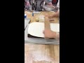 Covering slab cake with fondant