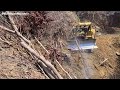 Unbelievable Dozer Operator Skill CAT D6R XL Opening Forest Road, Dozer Working in Mountain