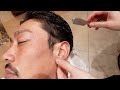 ASMR💈Let's skip work and go to the barber | Haircut, Massage, Shave, Ear Cleaning