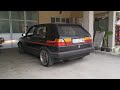 Golf 2 GTI 16v Sound flames