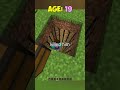 trapping noob at different ages in minecraft AGAIN 😱 #shorts
