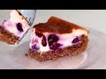 Oatmeal yogurt cake with berries 😋. Better than a regular cake, no sugar, no flour.
