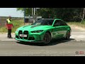 Modified BMW's Leaving Bimmerfest ! BURNOUTS, 919HP Single Turbo M4, Manhart M4, 900HP M140i, M4 CSL