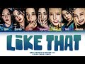 BABY MONSTER - 'LIKE THAT' 그렇게 Lyrics (color coded lyrics)