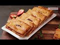 A super simple recipe - palms with strawberry jam and puff pastry