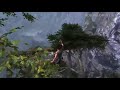 ROLLING OFF A CLIFF! - Tomb Raider Definitive Edition stunt