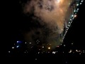 Sydney NYE09 fireworks below the harbour bridge