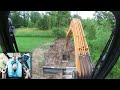 How to Climb a Pile in an Excavator