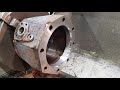 Turning Large Steel Tube into Hydraulic Cylinder Barrel | Machining & Welding