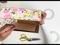 Embellishment Holder File Folder Recipe Box for Swaps or Craft Room Storage 🌸 DIY
