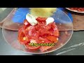 Not everyone will like this Tomato salad with cheese