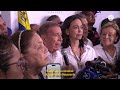 María Corina Machado denuncia fraude en Venezuela y declara ganador a Edmundo