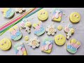 How to decorate balloon cookies using a 3 balloon cookie cutter