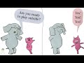 22 min 5 Books of An Elephant and Piggie🐘🍧💭🍔🛝 - Animated Read Aloud Books for Kids