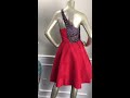 Carolina Herrera Red Leopard Cocktail Dress 2die4fashion