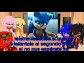 los amigos de Sonic reaccionan a los tiktoks de Sonic y Sonic.exe😼/echo por:Marck the kid😺