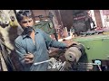 Amazing process of making taper pulley bush and Boring degree size pulley on Lathe machine .