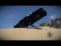 MASSIVE Supercarrier In Space Engineers That Can LAND!