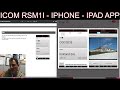 ICOM RSM1I - IPHONE - IPAD APP