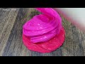 STRAWBERRY RED vs PINK I Mixing random into Glossy Slime I Satisfying Slime #776