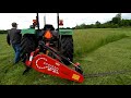 Mowing Hay with our Enorossi(a closer look at the scissor cut)