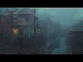 Relieve Stress & Deep Sleep with Heavy Rain in Foggy Night | Relaxing Sounds for Sleeping, Studying