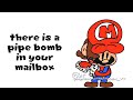 there is a pipe bomb in your mailbox but it's mario (Classic Sonic and Tails dancing meme)