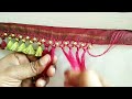 New sareekuchu beads design/easy techniques #sareekuchu #lakshmidesigns/ #tricks, #beginners