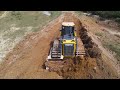 The Stronger Unusual Bulldozer SHATUI Moving Soil In Water By Skill Driver For Cutting Road Build