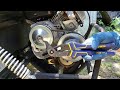 How To Replace Drive Belt Coleman KT196 Go Kart or 30 series clutch drive. #coleman #gokart