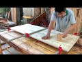 Watch This Young Man Create A $2,000 Table From Pine And CNC Carving // DIY