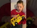Ricky loves “wheels on the bus”