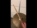 Zildjian Avedis crash cymbal late 50s vintage