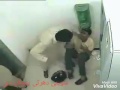 Two Thiefs snatching money from a man on ATM