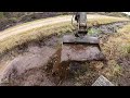 Cleaning the ditch after a beaver visit - Part 3